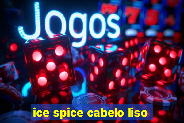 ice spice cabelo liso